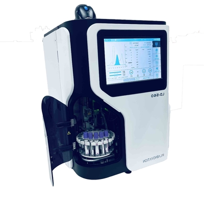 محلل HbA1c مؤتمت بالكامل لاختبار Hba1c مع طقم كاشف 600T