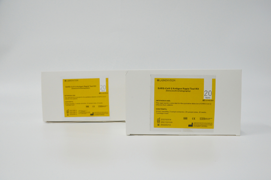 طقم اختبار سرعة كروماتوجرافي مناعي OEM لـ SARS-CoV-2