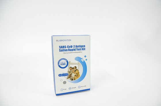 OEM CoV-2 Antigen Saliva Home Test Kit Swab Test 78 * 34 * 125MM