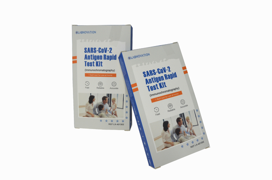 طقم اختبار التشخيص السريع للاختبار الذاتي عملية بسيطة طقم اختبار مستضد SARS COV 2