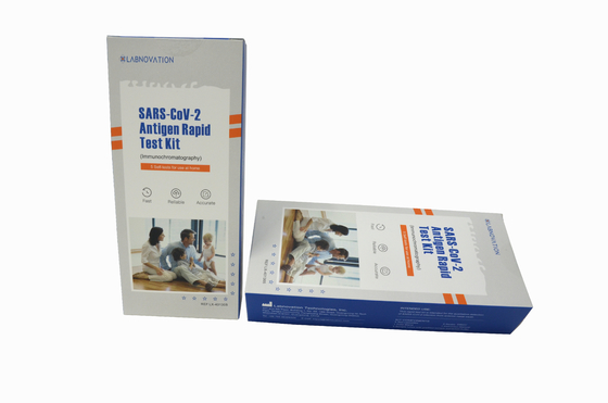 مجموعة اختبار SARS-CoV-2 Antigen السريع طقم اختبار ذاتي لمستضد SARS-CoV-2 مع 5 اختبارات