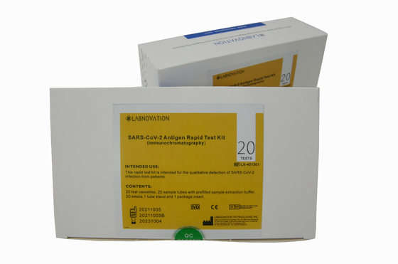 مجموعة أدوات الاختبار السريع الاحترافية CoV-19 Antigen السريع عملية بسيطة عالية الدقة