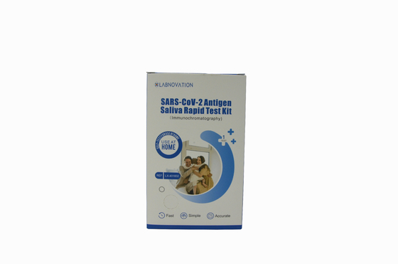 مجموعة Labnovation SARS CoV 2 Antigen اللعاب السريع مجموعة الاختبار الذاتي حزمة واحدة