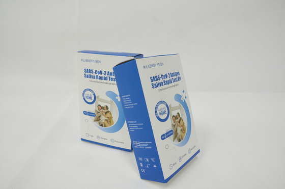 طقم اختبار سريع اللعاب الذاتي اختبار مستضد SARS-CoV-2 معتمد من ISO13485