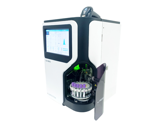 Labnovation LD-560 محلل HbA1c أوتوماتيكي كامل خيار الوضع المزدوج المعتمد IFCC NGSP