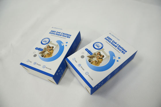 جودة  SARS-CoV-2 Saliva Self Test Kit Single Pack Portable RTK Ag Saliva Test Kit مصنع