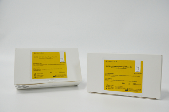 ISO9001 جهاز اختبار سريع البلعوم الأنفي طقم الكشف عن المستضد SARS-CoV-2