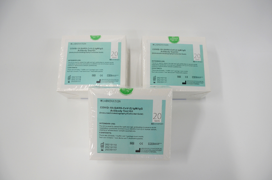 20 قطعة SARS-CoV-2 طقم اختبار سريع للأجسام المضادة