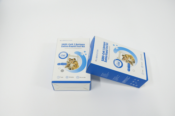 مجموعة أدوات اختبار اللعاب الذاتي لاكتشاف الطفرات SARS-CoV-2 جهاز اختبار Ag السريع الفردي