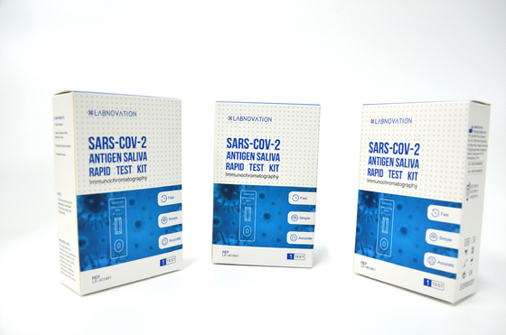 حزمة واحدة من مجموعة اختبار مستضد اللعاب SARS-CoV-2 لا تحتاج إلى معدات