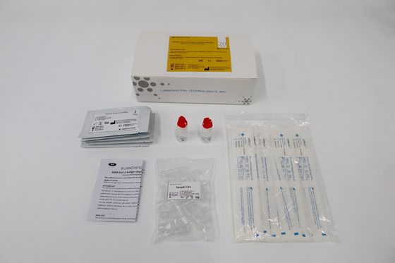 يمكن التخلص منها SARS-CoV-2 Cassette RTK Antigen Test Kit High Quality Labnovation Test