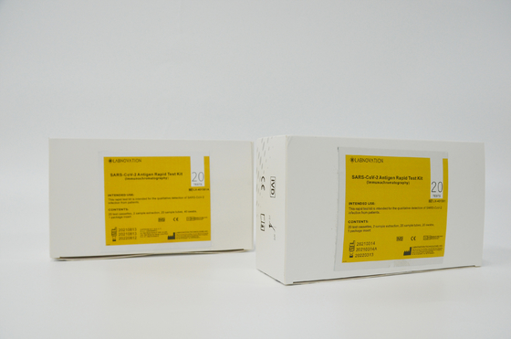 CE SARS-CoV-2 Professional Antigen Rapid Test Kit IVD كاشف نوع