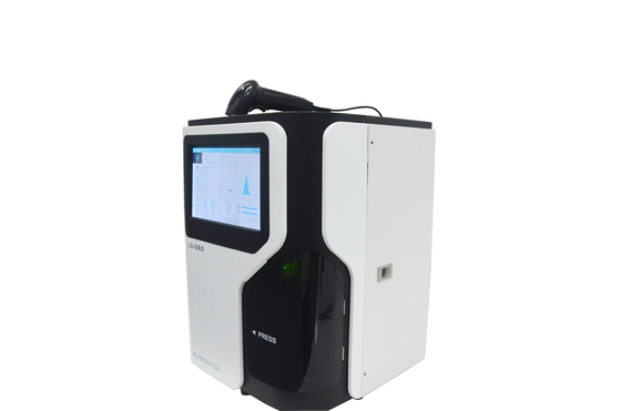 جهاز تحليل HbA1c الآلي عالي الدقة HPLC القياسي الذهبي التشخيص الفعال لمرض السكري
