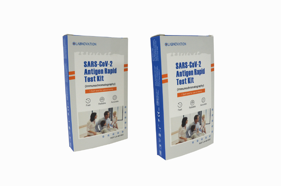 مجموعة أدوات الاختبار الذاتي لمستضد التعبئة المفردة شهادة CE لـ SARS-CoV-2