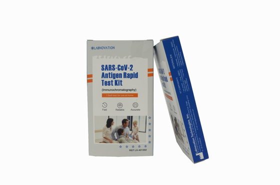 طقم اختبار ذاتي لمستضد التعبئة الفردية للكشف عن SARS-CoV-2 Nucleocapsid CE مصدق