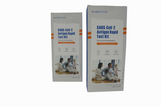طقم اختبار سريع COVID-19 مجموعة اختبار مستضد سريع 99.30٪ CoV-19 مسحة أنف مستضد سريع ذاتي مجموعة تشغيل بسيط