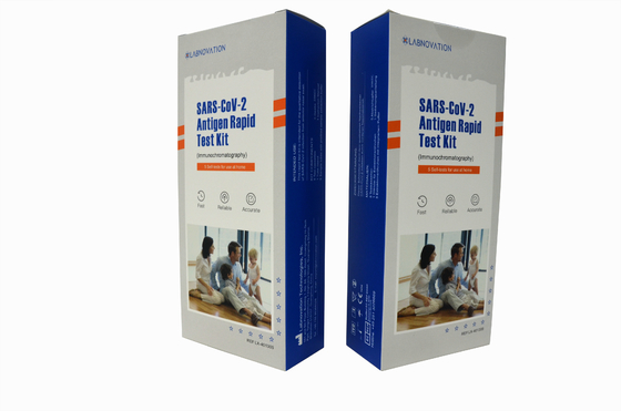 مجموعة اختبار SARS-CoV-2 Antigen السريع طقم اختبار ذاتي لمستضد SARS-CoV-2 مع 5 اختبارات