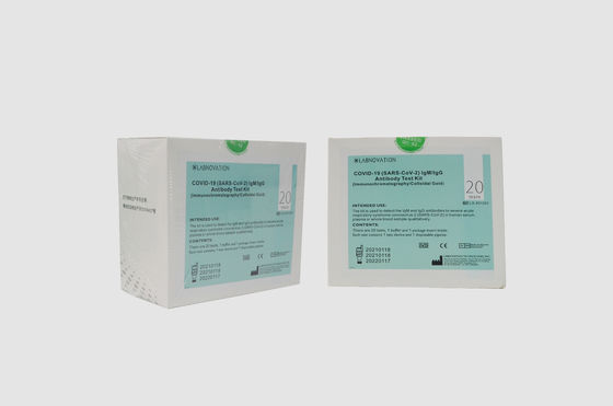 طقم اختبار الأجسام المضادة IgG IgM السريع العالمي SARS-CoV-2 حساسية 90٪