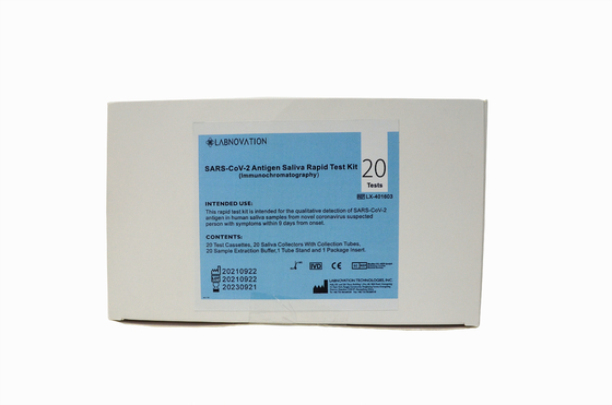 طقم اختبار مستضد سريع MSDS CE طقم اختبار اللعاب RTK خصوصية 99٪
