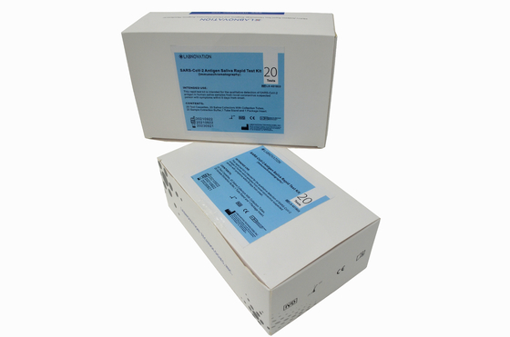 طقم اختبار مستضد سريع MSDS CE طقم اختبار اللعاب RTK خصوصية 99٪