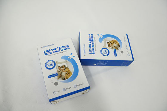 CE ISO13485 COVID-19 RTK طقم اختبار اللعاب الذاتي للتشخيص في VITRO