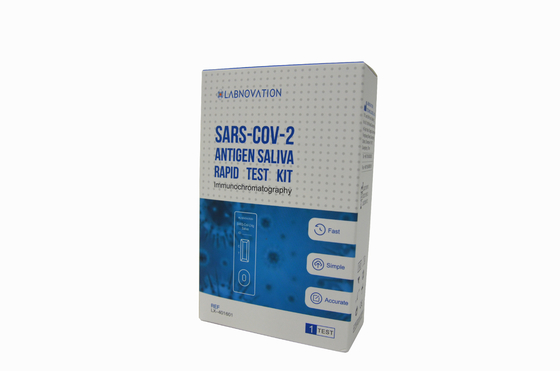 ISO Cov-19 المحمولة طقم اختبار اللعاب جهاز اختبار مستضد سريع معتمد من KKM
