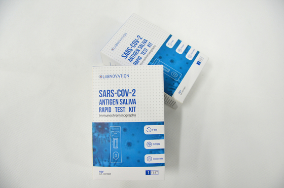 ISO 13485 SARS-CoV-2 مجموعة اختبار Antigen السريع اللعاب العالمي