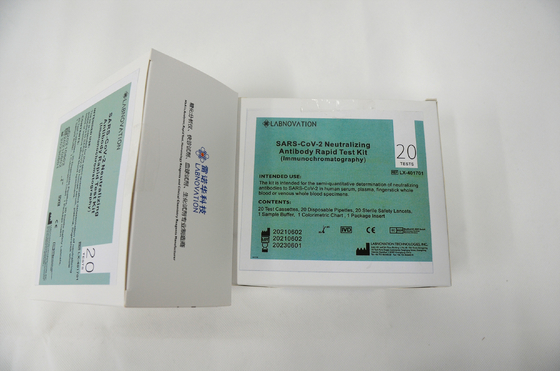 One Step 2019 Ncov Neutralising مجموعات اختبار الأجسام المضادة لتقييم التطعيم