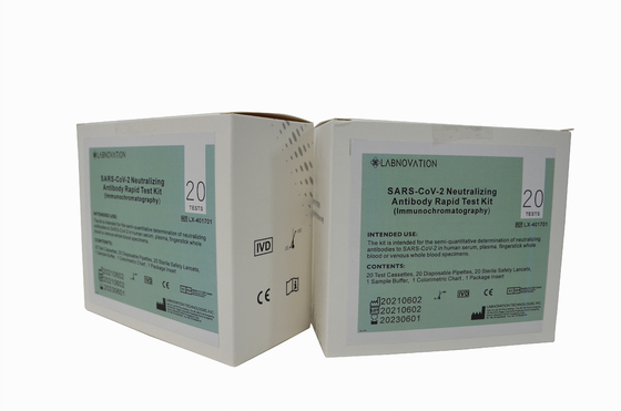 CoV-19 طقم اختبار الجسم المضاد بخطوة واحدة ISO9001