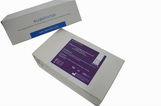 طقم اختبار 20 اختبارًا احترافيًا لـ CoV-19 Antigen Influenza AB