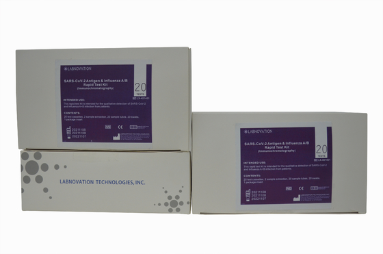 طقم اختبار ISO13485 NS NP OP Influenza AB خصوصية 90٪