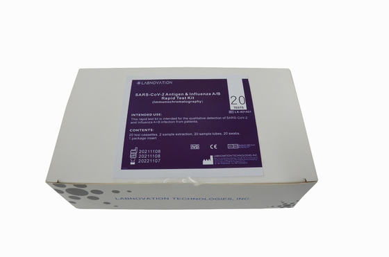 طقم اختبار ISO13485 NS NP OP Influenza AB خصوصية 90٪