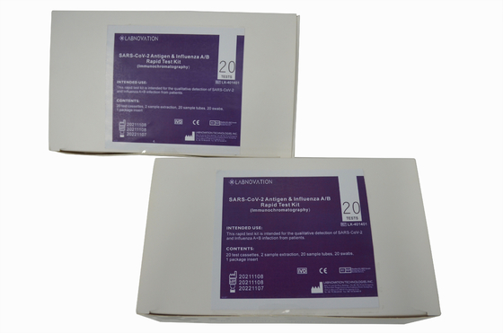 مجموعة أدوات اختبار الإنفلونزا المهنية ISO 13485 مجموعة مستضد مسحة الأنفلونزا