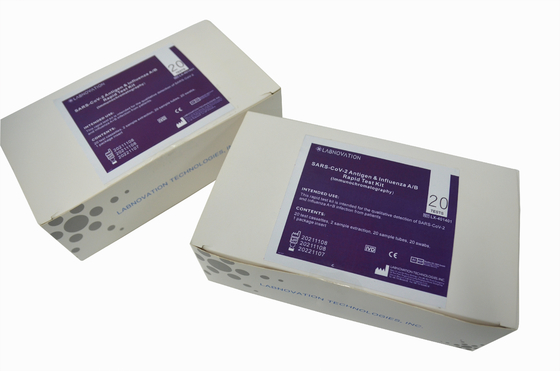 OEM قصير وقت الاختبار CoV-19 طقم اختبار مسحة الإنفلونزا خطوة واحدة الحل