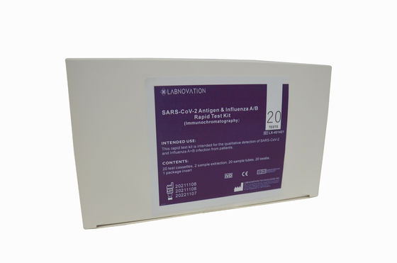 مسحات الفم والبلعوم كومبو إنفلونزا AB السريع طقم الاختبار ISO9001