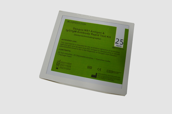 IgG IgM Antigen Dengue Combo Rapid Test Kit كاسيت NS1 طقم اختبار المستضد