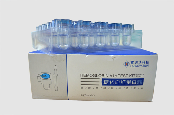 LD100 POCT أمراض الدم HbA1c اختبار محلل بورونات تقارب الهيموغلوبين A1c مجموعات اختبار